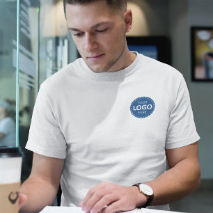 Camiseta Modelo de envio do logotipo comercial - Logotipo f