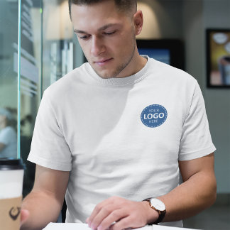 Camiseta Modelo de envio do logotipo comercial - Logotipo f