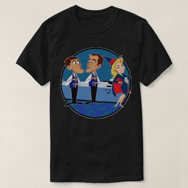 Camiseta Modelo De excelente "Bewitin Darrin Awincrível Par (Frente do Design)