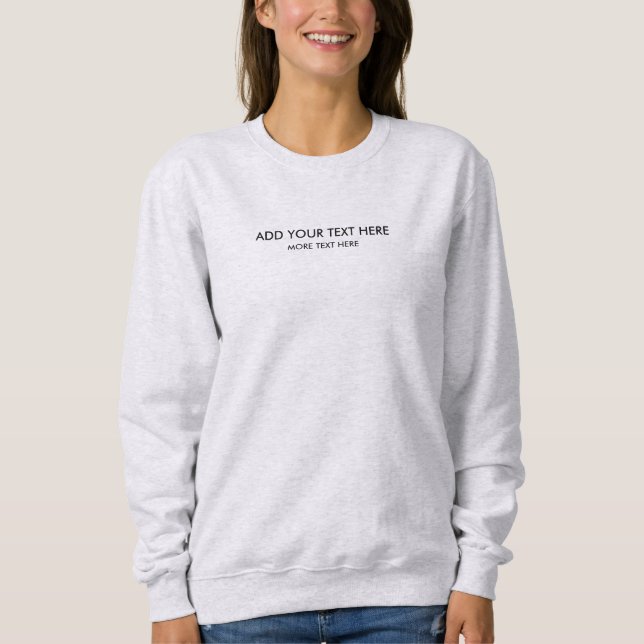 Camiseta Modelo de fontes modernas personalizadas Cinza de  (Frente)