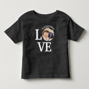 Camiseta Modelo de foto de amor personalizado moderno