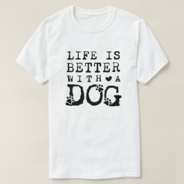 Camiseta Modelo de Foto de Citação de Cachorro Moderno