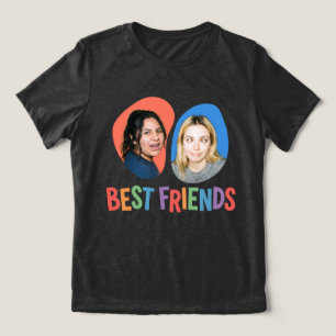 Camiseta Modelo de Foto de Melhores Amigos Colorido