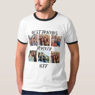 Camiseta Modelo de Foto Personalizado "Melhores Amigos para