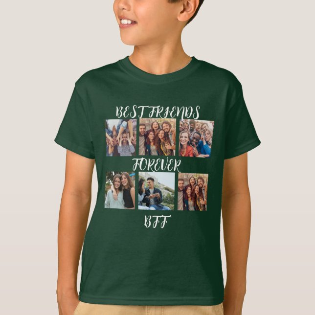 Camiseta Modelo de Foto Personalizado "Melhores Amigos para (Frente)