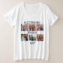 Camiseta Modelo de Foto Personalizado "Melhores Amigos para
