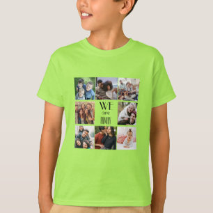 Camiseta Modelo de Foto Personalizado "Somos Família"