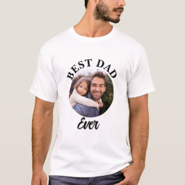 Camiseta Modelo de Fotografia Personalizada do Melhor Pai