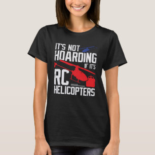 Camiseta Modelo de helicóptero RC para um piloto de helicóp