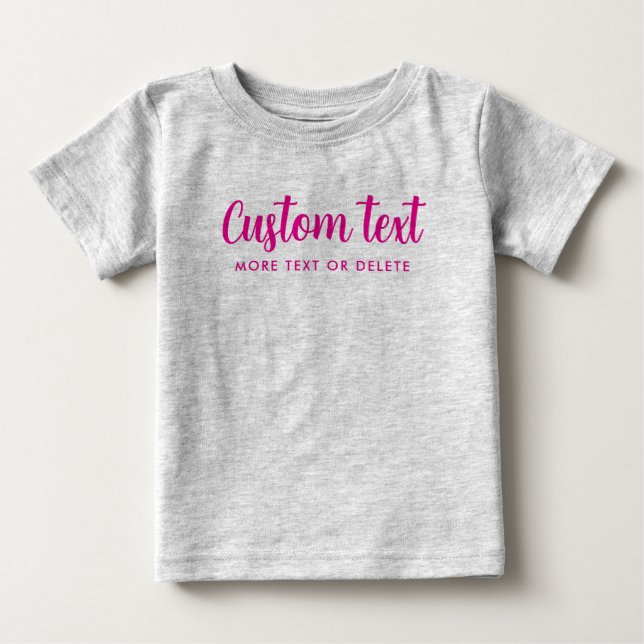 Camiseta Modelo de imagem de texto personalizado de caligra (Frente)