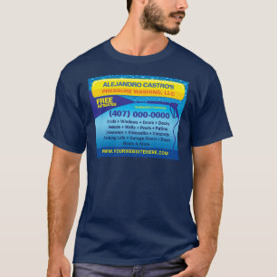 Camiseta Modelo de limpeza e limpeza da pressão (energia)