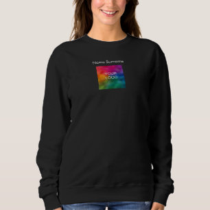 Camiseta Modelo de logotipo comercial personalizável Básico