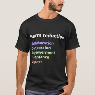 Camiseta Modelo de redução de danos