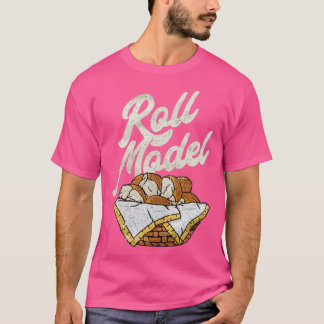 Camiseta Modelo de Rolagem Dia de Ação de Graças Engraçado