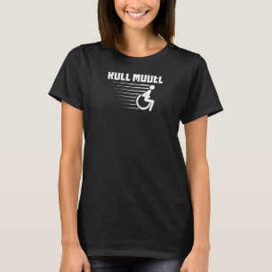 Camiseta Modelo de Roll legal Engraçado Deficiente Pessoa R