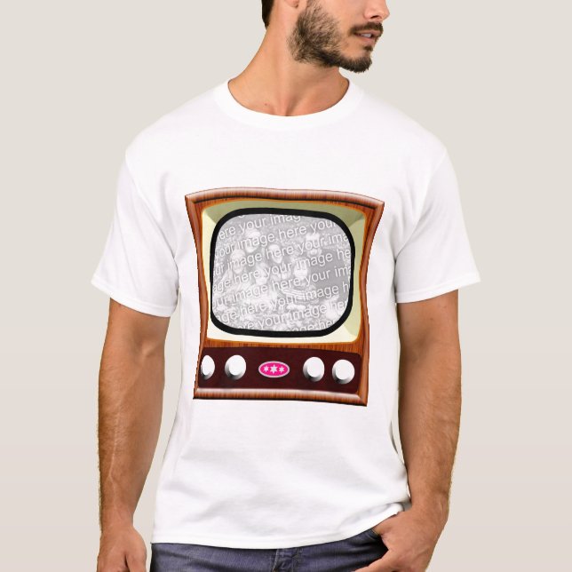 Camiseta Modelo de televisão 50 (Frente)