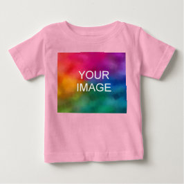 Camiseta Modelo de Tendência de Cor Rosa para Adicionar Ima