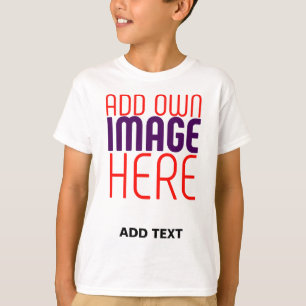 CAMISETA MODELO DE TEXTO DE IMAGEM BRANCA SIMPLES EDITÁVEL 