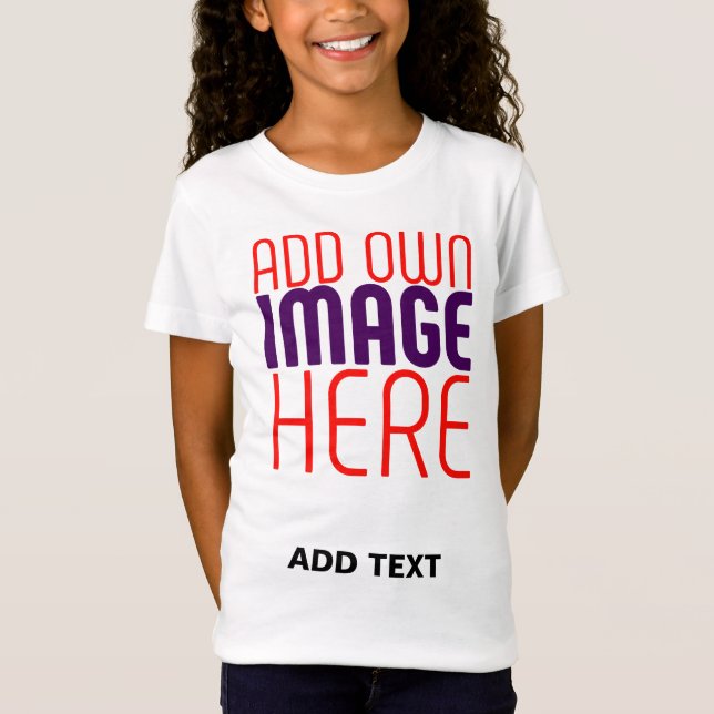CAMISETA MODELO DE TEXTO DE IMAGEM BRANCA SIMPLES EDITÁVEL  (Frente)