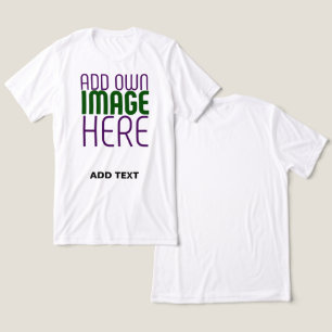 CAMISETA MODELO DE TEXTO DE IMAGEM BRANCA SIMPLES EDITÁVEL