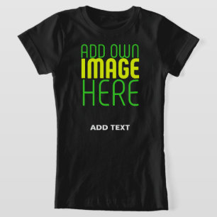 CAMISETA MODELO DE TEXTO DE IMAGEM NEGRA SIMPLES EDITÁVEL M