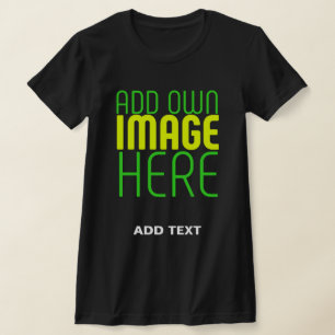 CAMISETA MODELO DE TEXTO DE IMAGEM NEGRA SIMPLES EDITÁVEL M