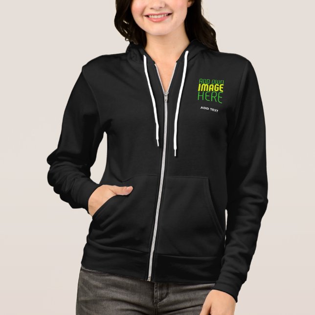 CAMISETA MODELO DE TEXTO DE IMAGEM NEGRA SIMPLES EDITÁVEL M (Frente)