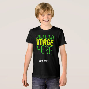 CAMISETA MODELO DE TEXTO DE IMAGEM NEGRA SIMPLES EDITÁVEL M