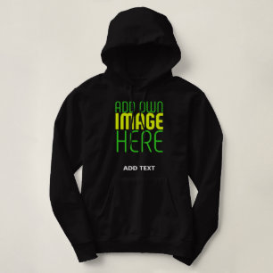 CAMISETA MODELO DE TEXTO DE IMAGEM NEGRA SIMPLES EDITÁVEL M
