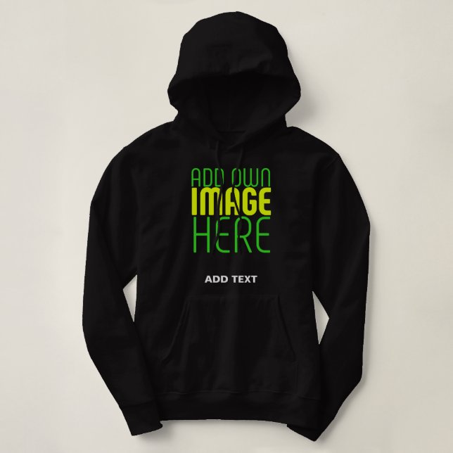 CAMISETA MODELO DE TEXTO DE IMAGEM NEGRA SIMPLES EDITÁVEL M (Frente do Design)