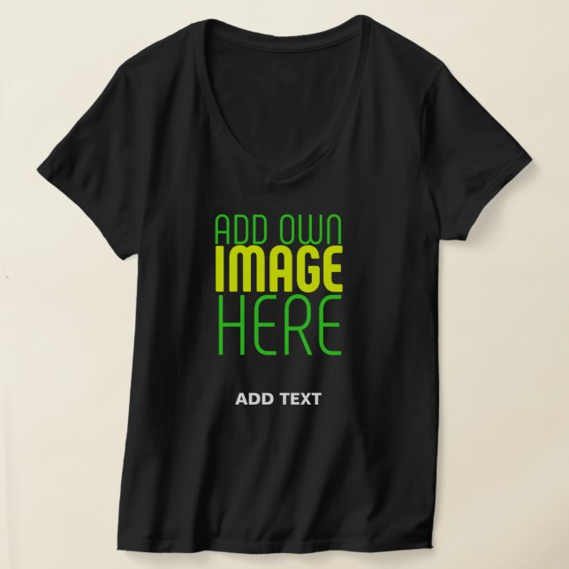 CAMISETA MODELO DE TEXTO DE IMAGEM NEGRA SIMPLES EDITÁVEL M (Postura )