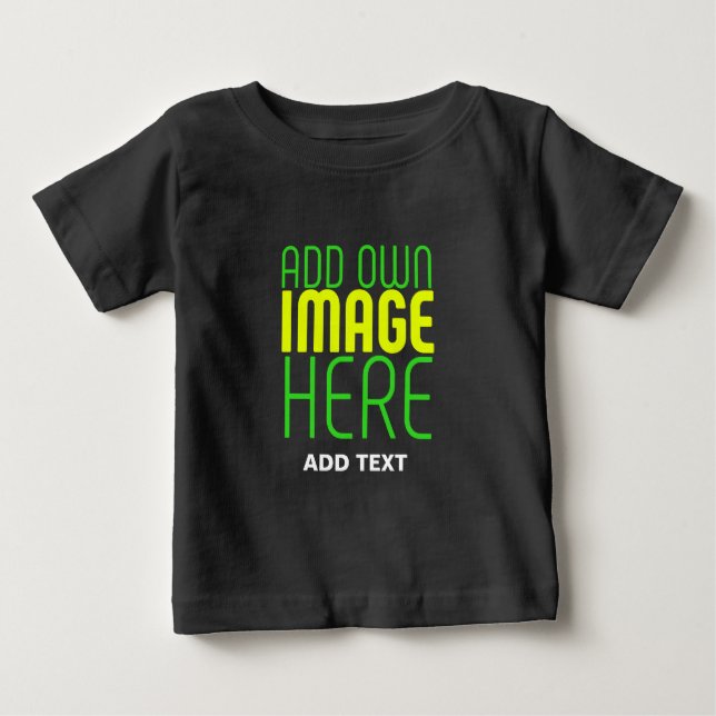 CAMISETA MODELO DE TEXTO DE IMAGEM NEGRA SIMPLES EDITÁVEL M (Frente)