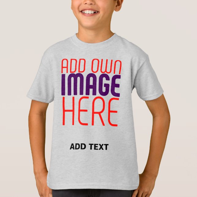 CAMISETA MODELO DE TEXTO DE IMAGEM SIMPLES EDITÁVEL MODERNO (Frente)