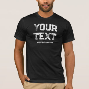Camiseta Modelo de Texto Distante Mens Elegante Moderno Leg