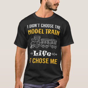 Camiseta Modelo de Trem que Me Escolheu Trens Ferrovia Ferr