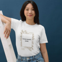 Modelo de TShirt personalizado para mulheres fotog