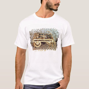 Camiseta Modelo de um carro conduzido nos primaveras