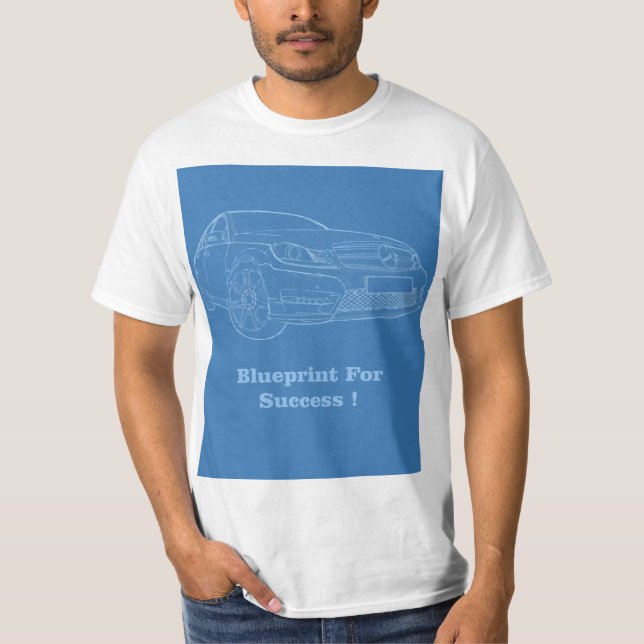 Camiseta Modelo do Benz de Mercedes para o sucesso (Frente)