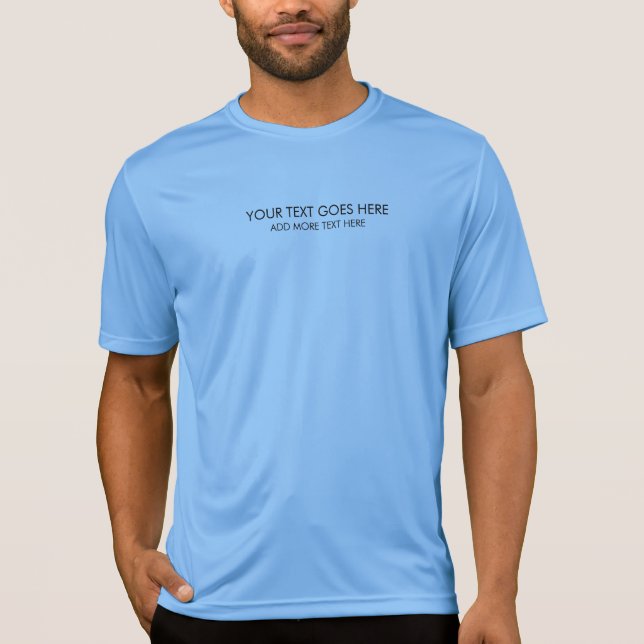Camiseta Modelo Elegante Moderno Masculino com Texto e Cor  (Frente)