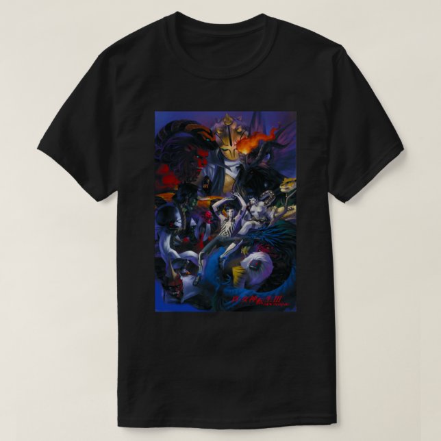 Camiseta Modelo excelente Shin Megami Tensei 3 Noctorno Gif (Frente do Design)