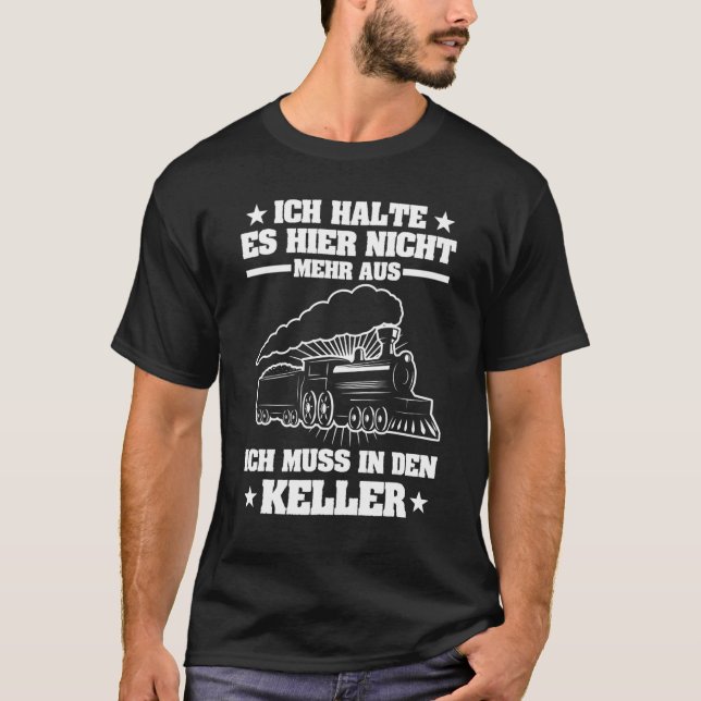 Camiseta Modelo ferroviário Modelo de construção Modelo fer (Frente)