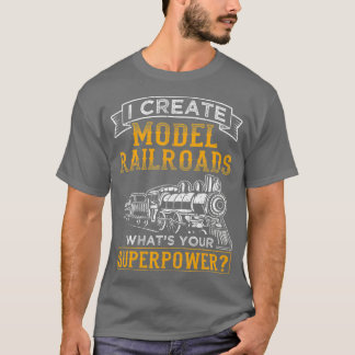 Camiseta Modelo Funny Rail Design I Cria Modelo