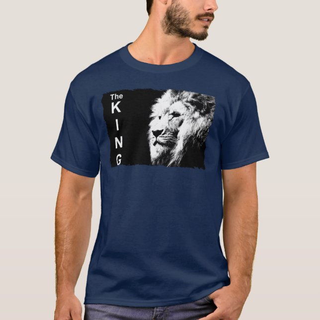 Camiseta Modelo marinho Azul, Pop de Arte Moderna,  (Frente)