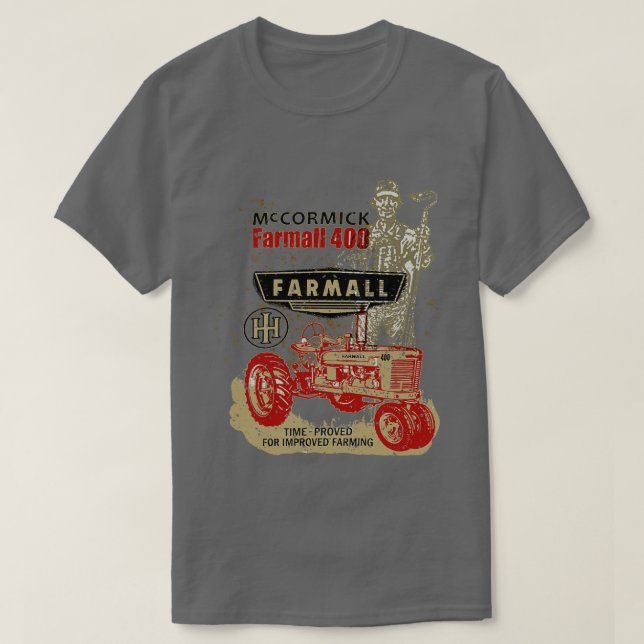 Camiseta Modelo McCormick Trators 400 (Frente do Design)