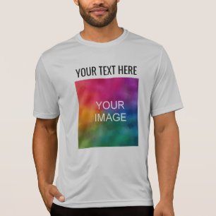 Camiseta Modelo Moderno do Concorrente Mens Sport-Tek