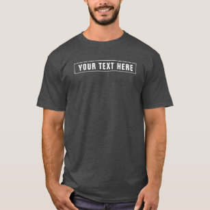 Camiseta Modelo moderno legante Heather de carvão masculino