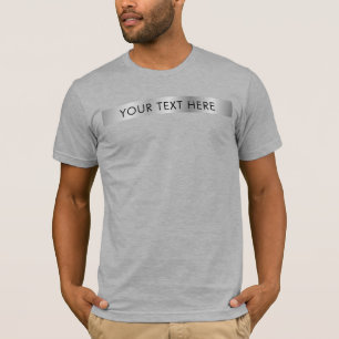 Camiseta Modelo personalizado Adicionar texto do logotipo d