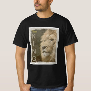 Camiseta Modelo Trendy Lion Black Color Elegante