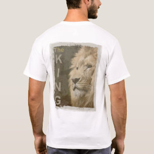 Camiseta Modelo Trendy Lion White Color Elegante Moderno