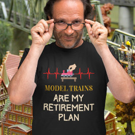 Camiseta Modelos de comboios ferroviários